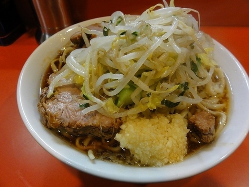 「ラーメン700円　ニンニク」@ラーメン二郎 仙川店の写真