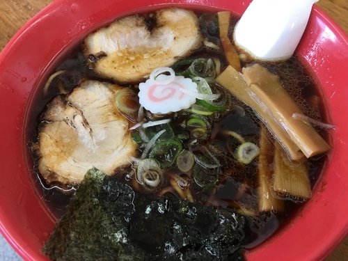 「笠間の黒らーめん」@中華そば かっちゃんの写真