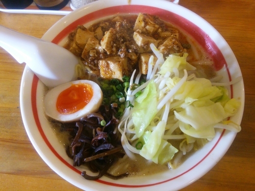 「麻婆ラーメン」@とんこつラーメン 光★MENJIの写真