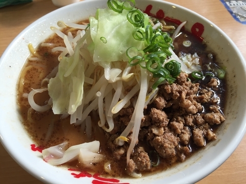 「濃厚しびれみそらーめん」@ゑびな軒 東名海老名SA下り線店の写真