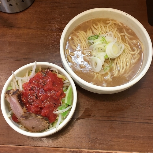 「らーめん（トマベジ）￥８００」@麺処 一笑の写真