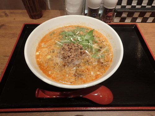 「汁あり坦々麺（900円）」@麻 SHIBIREの写真