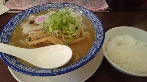 「味噌ラーメン＋半ライス(無料)￥ 790」@麺屋 戀 亀戸店の写真