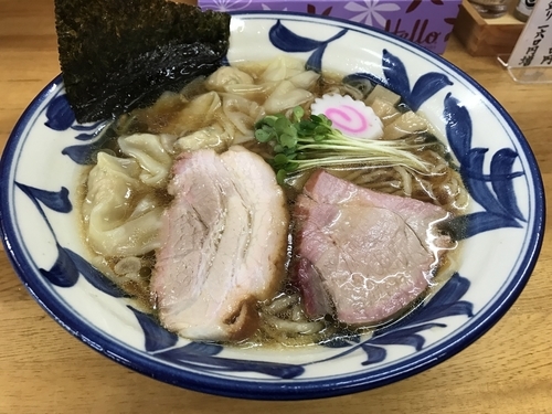 「ワンタン麺 830円」@中華そば屋 佐藤の写真
