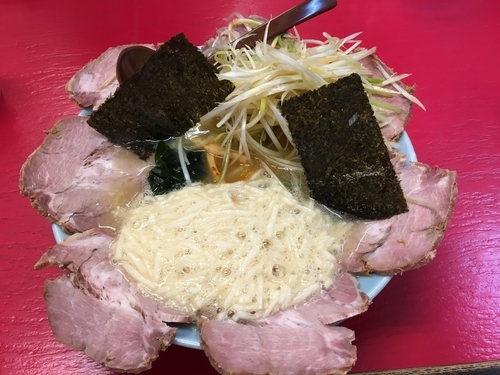 「ネギとろチャーシュー麺」@壱発ラーメン 八王子店の写真