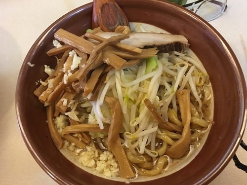 「中華そば 肉 メンマ入り 中盛」@極太清流らーめんの写真