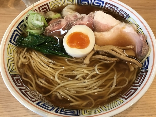 「特製中華そば 大盛」@ほっこり中華そば もつけの写真