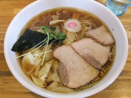 「ワンタンメン（800円）」@白河手打ち中華 孫市の写真