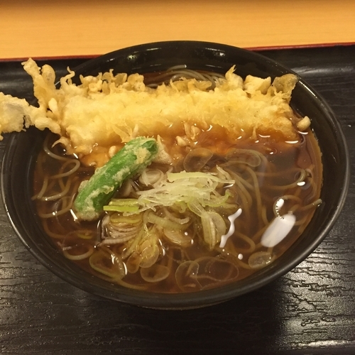 「いか天(¥470)」@越後十日町そばと地酒の店 がんぎ 三田店の写真