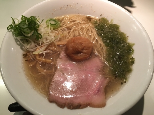 「南高梅塩そば」@SOBAHOUSE金色不如帰の写真