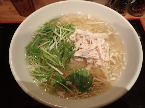 「さっぱり鶏塩そば(900円)」@麻 SHIBIREの写真