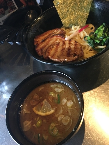 「チャーシューつけ麺1,000円(熱盛)」@龍が如しの写真