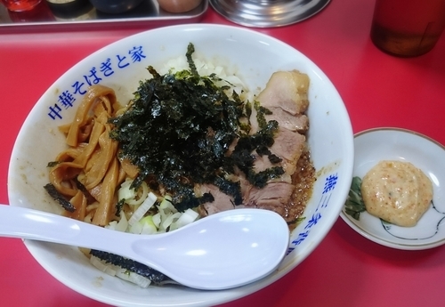 「まぜそば 780円」@燕三条中華そば ぎと家 武里本店の写真