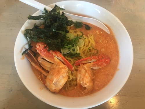 「限定 渡り蟹のタンタンメン+Aセット」@奴が愛したタンタンメン 近平家の写真