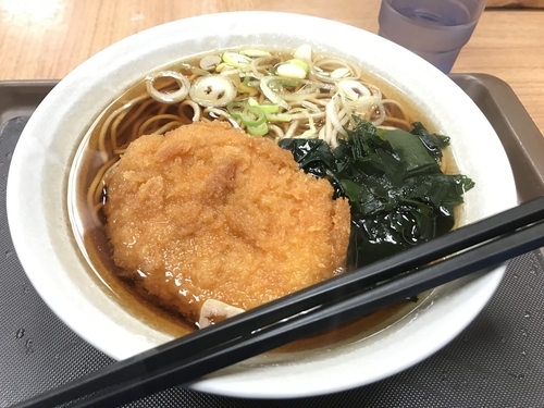 「コロッケそば【410円】」@名代 富士そば 浦和店の写真