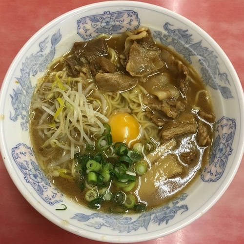「中華そば肉玉子入 小 (700円)」@萬里の写真