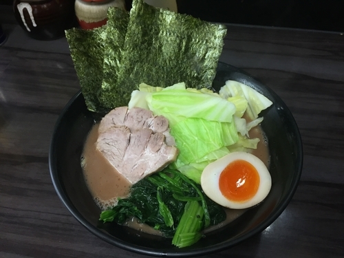 「特製朝ラー」@横浜家系らーめん 武術家の写真