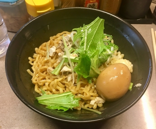 「油そば 530円+味玉 100円」@日の出らーめん 日吉店の写真