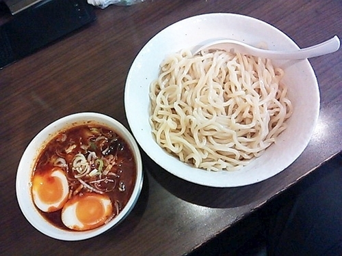 「マーラーつけ麺（大）＋味玉」@陳麻家 東中野店の写真