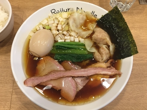 「特製生姜醤油らーめん(980円)+ご飯(100円)」@Rojiura Noodle 温麦の写真
