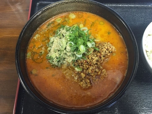 「限定 担々麺(800円)+ライス(100円)」@麺場 新 ARATAの写真