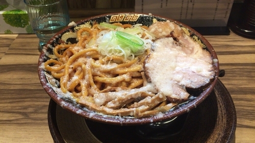 「爆盛油脂麺」@らーめん 平太周 味庵 西大島店の写真