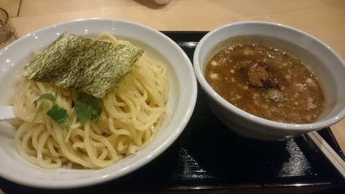 「魚介つけ麺大盛850円」@つけめん 蕾 本家の写真