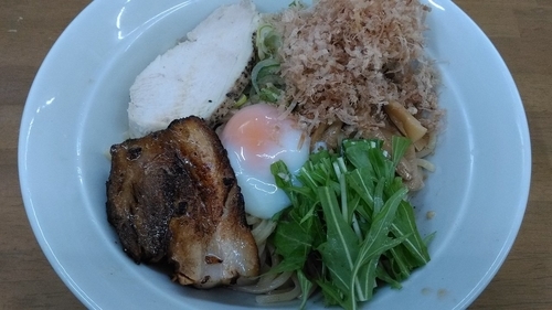 「和え蕎麦（生琥珀醤油）」@MENYA 食い味の道有楽の写真