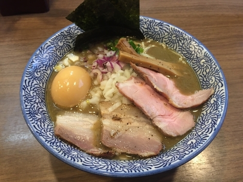 「特製極上濃厚煮干しそば」@煮干しつけ麺 宮元の写真