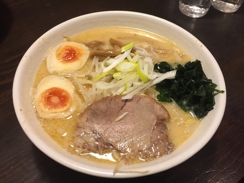 「味玉味噌らーめん」@北海道らーめん 円山の写真