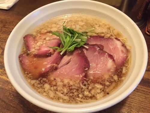 「チャーシュー背脂ニンニクラーメン」@荏原町しなてつの写真