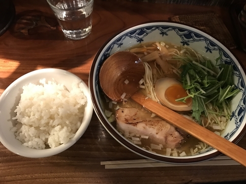 「和風ラーメン」@銀座 梵天の写真