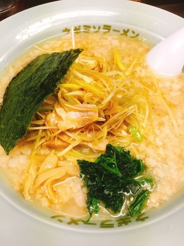 「ネギ塩ラーメン」@ラーメンショップ椿 ひたちなか店の写真