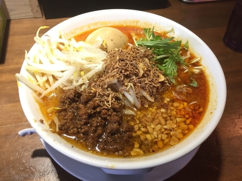 「全部乗せ！海老香る担担麺」@麺処 鳴声の写真