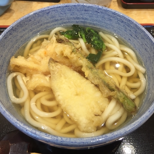 「【季節限定】春盛り天（￥460）」@小諸そば 芝店の写真