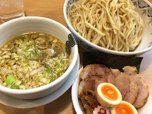 「豚鴨つけ麺（大盛り）特製A」@中華そば 多賀野の写真