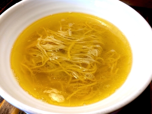 「素らーめん 鶏だし塩（500円）」@吉田商店の写真