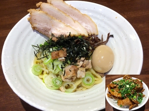 「特製まぜそば（850円）＋ジンジャー豚丼（380円）」@博多ラーメン とんこつ家の写真