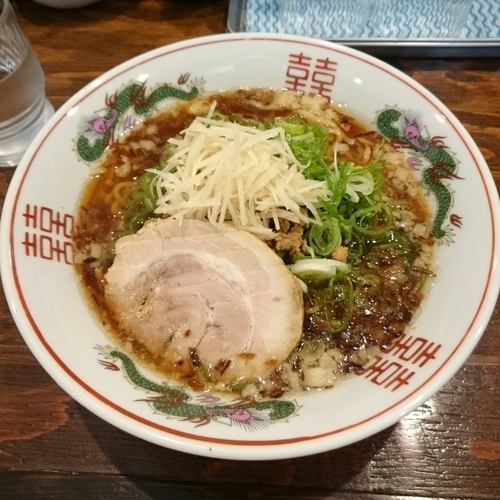 「新しょうがと葱の中華そば  @800円 限定」@らーめん ほっぺ家の写真