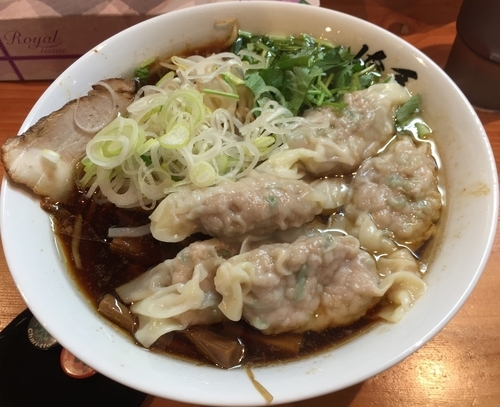 「ワンタンメン（￥900）」@俺系らーめん 藤本の写真