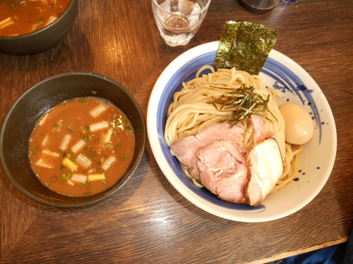 「特製つけめん（魚介）特盛」@麺処 景虎 戸塚安行店の写真