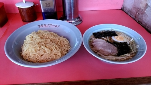 「つけ麺（中・ネギ倍）」@ラーメンショップ 秋津店の写真