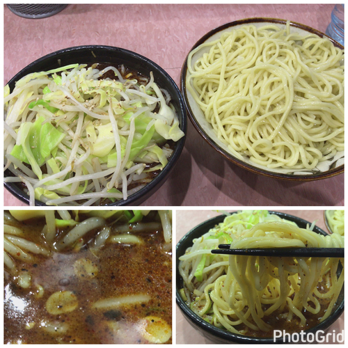 「【限定】もり赤マーユ 770円 野菜トッピング 120円」@所沢大勝軒の写真