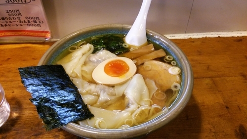 「中華ワンタン麺」@佐野ラーメン たかのの写真