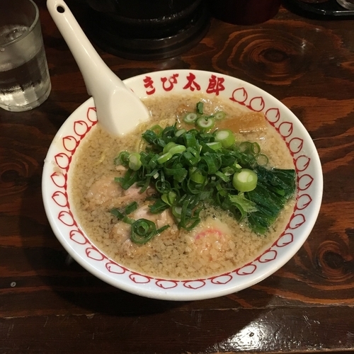「醤油（こってり・麺固め￥720）」@醤油らーめん きび太郎の写真