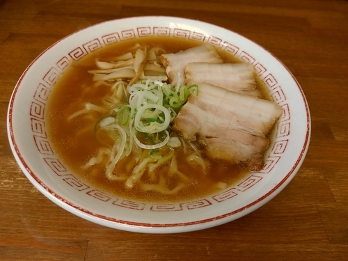 「醤油ラーメン(並盛)650円」@喜多方食堂 浅草本店の写真