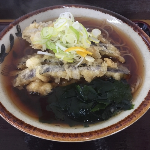 「なす天（￥390）」@そば処 あさひの写真