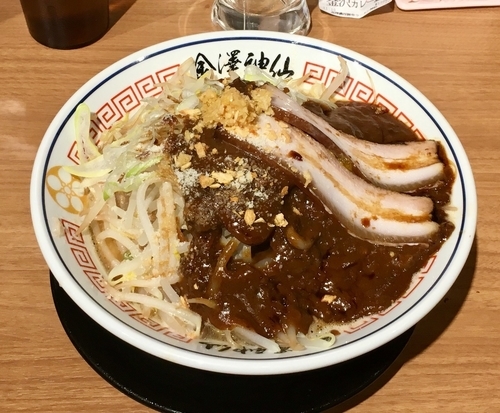 「爆濃金沢カレー麺 1200円」@金澤濃厚豚骨ラーメン 神仙の写真