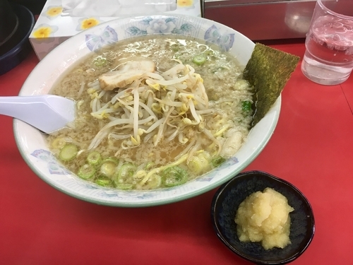 「ラーメン(カタ、カラ) ¥730 + ニンニク ¥50」@MURAYAMAホープ軒 本店の写真