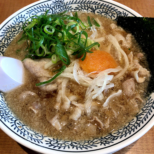 「肉そば　650円（税別）」@丸源ラーメン 足利店の写真
